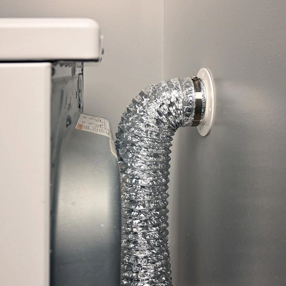 4 In. X 4.5 In. Plastic Dryer Duct Connector 2 4 In. X 4.5 In. Plastic Dryer Duct Connector - Image 2