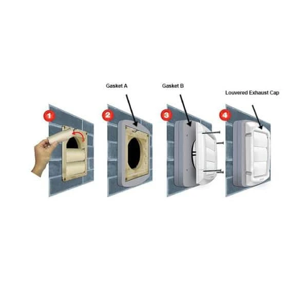 4 In. Replacement Vent Cap And Gasket Kit 6 4 In. Replacement Vent Cap And Gasket Kit - Image 6