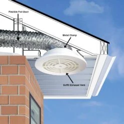 4 In. To 6 In. Soffit Exhaust Vent 12 4 In. To 6 In. Soffit Exhaust Vent -Fire Place Store everbilt flexible ductwork sevhd 1d 1000