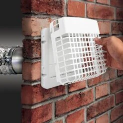 4 In. X 8 Ft. Dryer Vent Kit With Guard -Fire Place Store everbilt flexible ductwork td48pgkhd6 40 1000