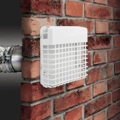 4 In. X 8 Ft. Dryer Vent Kit With Guard -Fire Place Store everbilt flexible ductwork td48pgkhd6 a0 1000