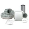 Wide Mouth Dryer Vent Kit With 4 In. X 8 Ft. Aluminum Dryer Duct