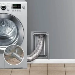 12 In. W X 17.75 In. L Metal Recessed Dryer Vent Box -Fire Place Store everbilt gas fittings connectors mdrbhd 1d 1000