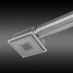 3 In. X 8 Ft. Semi-Rigid Aluminum Duct -Fire Place Store everbilt metal ducts mfx38phd 31 1000