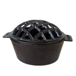 2.5 Qt. Cast Iron Lattice Wood Stove Steamer -Fire Place Store evergreen enterprises fireplace stove parts 47m6305 4f 1000