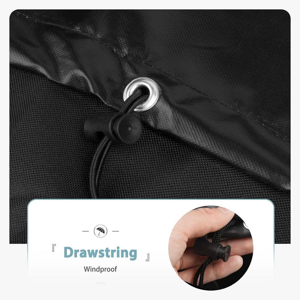 Square Fire Pit Cover, Fits For 28 In. To 32 In. Fire Pit Table,Waterproof And Windproof, 32 In. X 32 In. X 24 In. Black 4 Square Fire Pit Cover, Fits For 28 In. To 32 In. Fire Pit Table,Waterproof And Windproof, 32 In. X 32 In. X 24 In. Black - Image 4