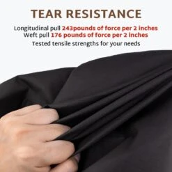 40 In. L X 40in. W Square Fire Pit Cover Outdoor Waterproof And Weatherproof Heavy Duty 600D Patio Fireplace Table Cover 10 40 In. L X 40in. W Square Fire Pit Cover Outdoor Waterproof And Weatherproof Heavy Duty 600D Patio Fireplace Table Cover -Fire Place Store fire pit covers and accessories jt00059 bl 1f 1000