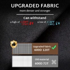 Rectangular Gas Fire Pit Table Cover 44 X 32 In. Outdoor Waterproof And Weatherproof 600D Patio Fireplaces Cover -Fire Place Store fire pit covers and accessories xxxxx8 1f 1000