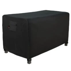 Rectangular Gas Fire Pit Table Cover 44 X 32 In. Outdoor Waterproof And Weatherproof 600D Patio Fireplaces Cover