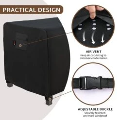 Rectangular Gas Fire Pit Table Cover 44 X 32 In. Outdoor Waterproof And Weatherproof 600D Patio Fireplaces Cover -Fire Place Store fire pit covers and accessories xxxxx8 76 1000