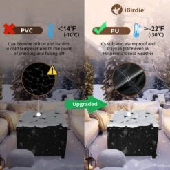 Rectangular Gas Fire Pit Table Cover 44 X 32 In. Outdoor Waterproof And Weatherproof 600D Patio Fireplaces Cover -Fire Place Store fire pit covers and accessories xxxxx8 c3 1000