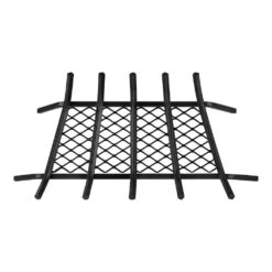 23 In. Black Steel Fireplace Grate -Fire Place Store fireplace grates 51087 a0 1000