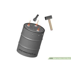 55 Gal. Drum With Sealed Top -Fire Place Store fireplace stove parts sb55 4f 1000