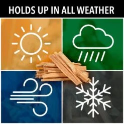 Fatwood 4 Lbs. 100% All Natural Environmentally Friendly Kindling/FireStarter -Fire Place Store firewood 249911 4f 1000