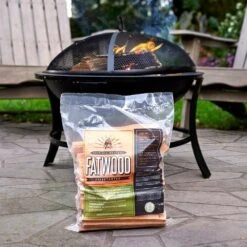 Fatwood 4 Lbs. 100% All Natural Environmentally Friendly Kindling/FireStarter -Fire Place Store firewood 249911 fa 1000
