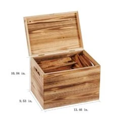 15 Lbs. Fatwood Fire Starter Sticks In Gift Box, 100% Natural Kindling, Pine, Natural Color, Campfire, Fireplace, Grill -Fire Place Store firewood firstihhm 1 40 1000