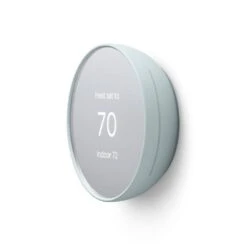Google Nest Thermostat Fog + Nest Mini (2nd) Smart Speaker Chalk -Fire Place Store fog chalk google programmable thermostats vbcc8fgca7ck20 40 1000