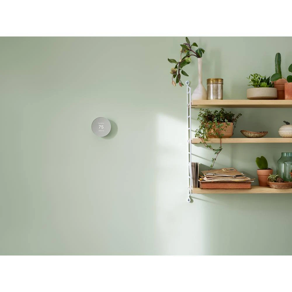 Google Nest Thermostat Fog + Nest Mini (2nd) Smart Speaker Charcoal 8 Google Nest Thermostat Fog + Nest Mini (2nd) Smart Speaker Charcoal - Image 8