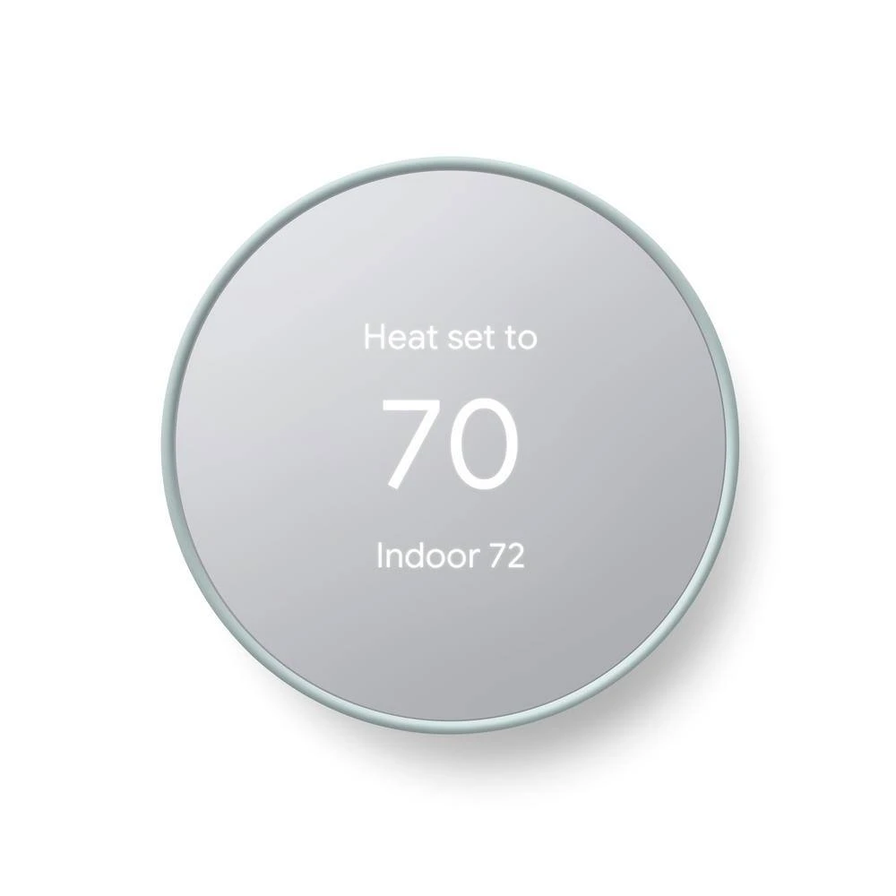Google Nest Thermostat Fog + Nest Mini (2nd) Smart Speaker Charcoal 3 Google Nest Thermostat Fog + Nest Mini (2nd) Smart Speaker Charcoal - Image 3