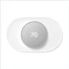 Google Nest Thermostat - Smart Programmable Wi-Fi Thermostat Fog And Nest Thermostat Trim Kit Snow