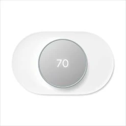 Google Nest Thermostat - Smart Programmable Wi-Fi Thermostat Fog And Nest Thermostat Trim Kit Snow