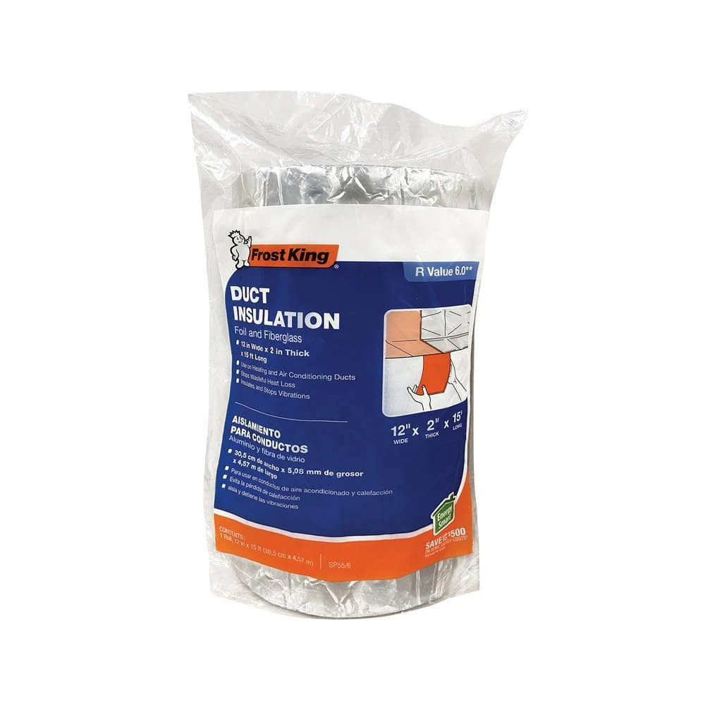 12 In. X 15 Ft. Foil And Fiberglass Duct Insulation 4 12 In. X 15 Ft. Foil And Fiberglass Duct Insulation - Image 4