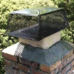 15 In. X 23 In. Galvanized Steel Adjustable Flue Guard Chimney Cap Spark Arrestor In Black 11 15 In. X 23 In. Galvanized Steel Adjustable Flue Guard Chimney Cap Spark Arrestor In Black -Fire Place Store gibraltar building products chimney caps cg4blk fa 1000