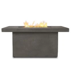 Ventura 50 In. X 24 In. Rectangle MGO Propane Fire Pit In Glacier Gray With Natural Gas Conversion Kit 10 Ventura 50 In. X 24 In. Rectangle MGO Propane Fire Pit In Glacier Gray With Natural Gas Conversion Kit -Fire Place Store glacier gray real flame gas fire pits c9640lp tglg 44 1000