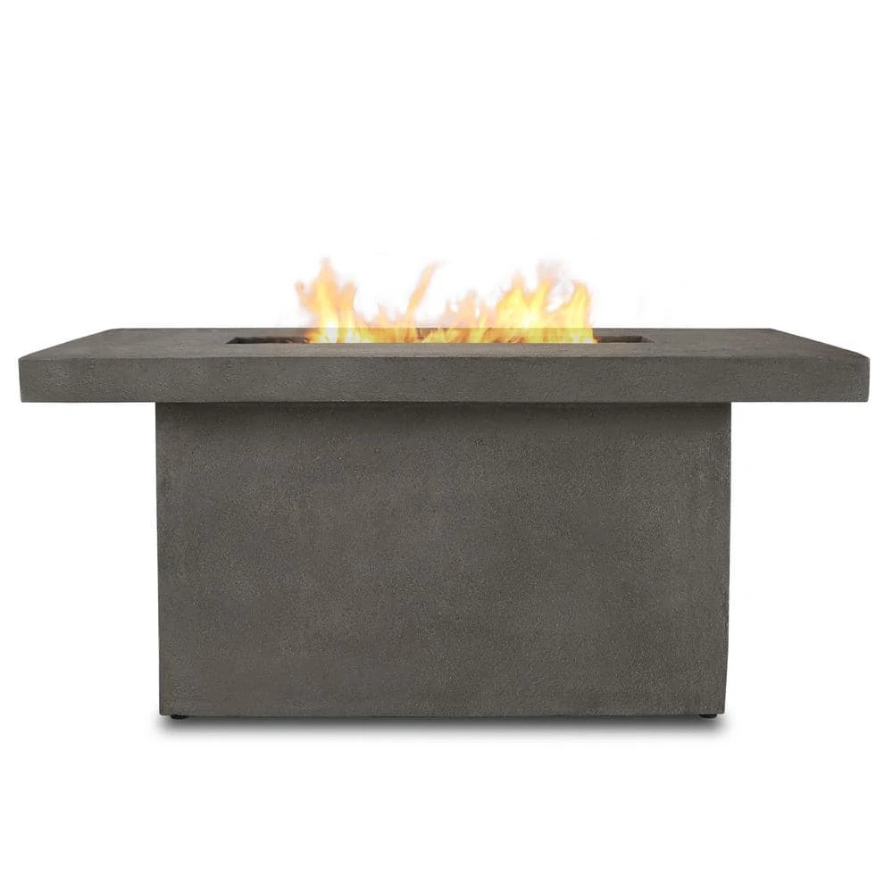 Ventura 50 In. X 24 In. Rectangle MGO Propane Fire Pit In Glacier Gray With Natural Gas Conversion Kit 5 Ventura 50 In. X 24 In. Rectangle MGO Propane Fire Pit In Glacier Gray With Natural Gas Conversion Kit - Image 5