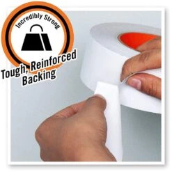 Gorilla 2.88 In. X 25 Yd. White Tough And Wide Duct Tape (4-Pack) -Fire Place Store gorilla duct tape 6025302 c3 1000