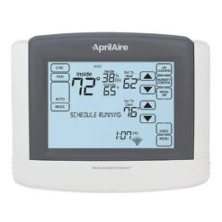 7-Day Universal Wi-Fi Programmable Thermostat With Large Touchscreen, Compatible With Amazon Alexa And Google Assistant 21 7-Day Universal Wi-Fi Programmable Thermostat With Large Touchscreen, Compatible With Amazon Alexa And Google Assistant -Fire Place Store gray aprilaire programmable thermostats 8910w 4f 1000