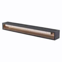 Weathered Beam 72 In. Gray Cap-Shelf Mantel -Fire Place Store gray dogberry mantel shelves m weth 7205 gray none 66 1000