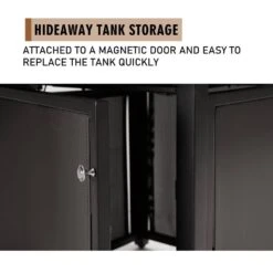 CLIHOME 32 In. W X 25 In. H All Iron Teslin Square Gas Fire Pit Table With Pumice Stone 12 CLIHOME 32 In. W X 25 In. H All Iron Teslin Square Gas Fire Pit Table With Pumice Stone -Fire Place Store gray fire pit kits cl 51 1f 1000