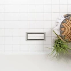 Framed Floor Vent (Lite) 4 In. X 10 In. Grey -Fire Place Store grays fittes registers grilles lite4x10gry 1f 1000