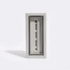 Framed Floor Vent (Lite) 4 In. X 10 In. Grey