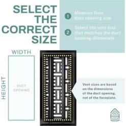 Basketweave 2 X 12 In. Decorative Floor Register Vent With Mesh Cover Trap, Dark Grey 9 Basketweave 2 X 12 In. Decorative Floor Register Vent With Mesh Cover Trap, Dark Grey -Fire Place Store grays home intuition registers grilles bwfv212dg 4f 1000