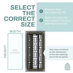 Basketweave 2 X 12 In. Decorative Floor Register Vent With Mesh Cover Trap, Light Grey -Fire Place Store grays home intuition registers grilles bwfv212lg 4f 1000