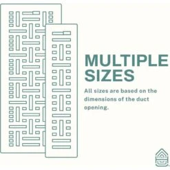 Basketweave 2 X 14 In. Decorative Floor Register Vent With Mesh Cover Trap, Dark Grey 10 Basketweave 2 X 14 In. Decorative Floor Register Vent With Mesh Cover Trap, Dark Grey -Fire Place Store grays home intuition registers grilles bwfv214dg 1f 1000