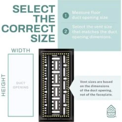 Basketweave 4 X 10 In. Decorative Floor Register Vent With Mesh Cover Trap, Dark Grey 9 Basketweave 4 X 10 In. Decorative Floor Register Vent With Mesh Cover Trap, Dark Grey -Fire Place Store grays home intuition registers grilles bwfv410dg 4f 1000