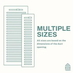 Contemporary 2 X 10 In. Decorative Floor Register Vent With Mesh Cover Trap, Light Grey -Fire Place Store grays home intuition registers grilles ctfv210lg 1f 1000