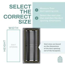 Contemporary 4 X 10 In. Decorative Floor Register Vent With Mesh Cover Trap, Light Grey -Fire Place Store grays home intuition registers grilles ctfv410lg 4f 1000