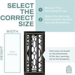 Victorian Scroll 4 X 12 In. Decorative Floor Register Vent With Mesh Cover Trap, Dark Grey 9 Victorian Scroll 4 X 12 In. Decorative Floor Register Vent With Mesh Cover Trap, Dark Grey -Fire Place Store grays home intuition registers grilles vtfv412dg 4f 1000