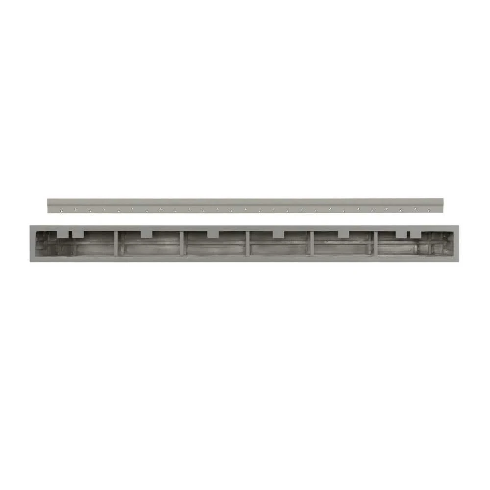 4 Ft. Graywash Non-Combustible Cap-Shelf Mantel 4 4 Ft. Graywash Non-Combustible Cap-Shelf Mantel - Image 4