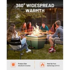 25 In. Green Smokeless Fire Pit Outdoor Wood Burning Portable Stainless Steel Fire Pit With Pull-Out Ash Pan For Patio -Fire Place Store green zeus ruta wood burning fire pits zn 714 31 1000