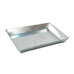 17 In. L Grey Steel Versatile Rectangular Ash Pan