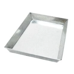 17 In. L Steel Ash Pan For 18 In. Grate, Grey