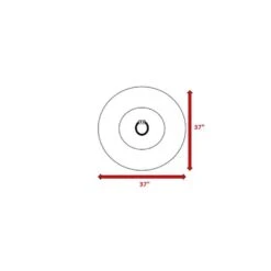 37 In. Outdoor Fire Pit Table - 12 In. H Propane-Powered With Fiber-Reinforced Concrete Push-Button Ignition 40,000 BTUs -Fire Place Store grey gas fire pits fire stove 11 4f 1000