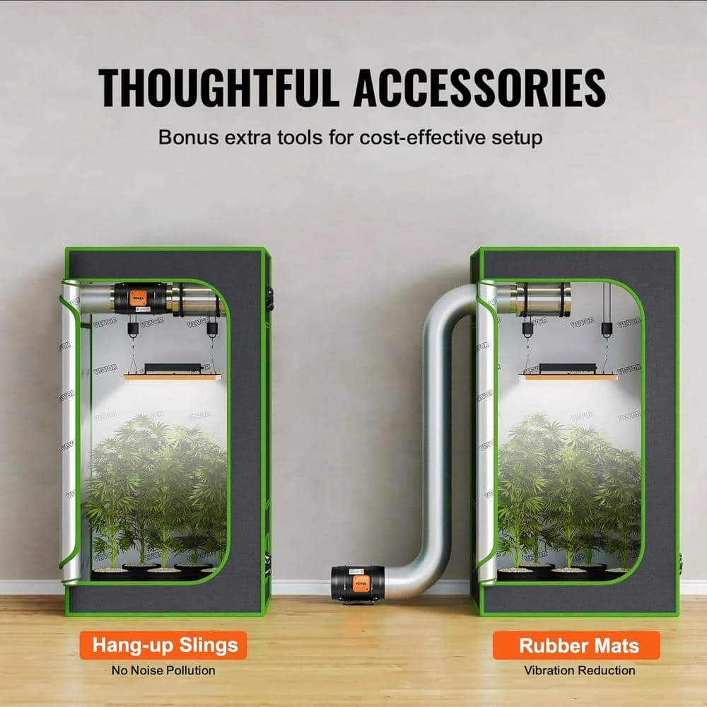 8 In. Inline Duct Fan 750 CFM With Variable Speed Controller, Quiet AC-motor Ventilation Exhaust Fan 7 8 In. Inline Duct Fan 750 CFM With Variable Speed Controller, Quiet AC-motor Ventilation Exhaust Fan - Image 7