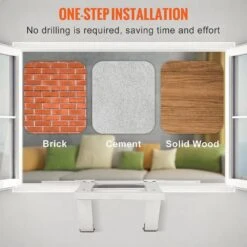 Air Conditioner Support Bracket No Drilling Easy Installation, Heavy Duty Steel Construction Max 220 Lbs. Load Capacity 11 Air Conditioner Support Bracket No Drilling Easy Installation, Heavy Duty Steel Construction Max 220 Lbs. Load Capacity -Fire Place Store grow room ventilation kdzjbsk200lbsox75v0 250219 44 1000