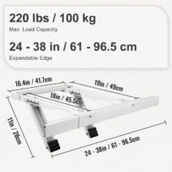 Air Conditioner Support Bracket No Drilling Easy Installation, Heavy Duty Steel Construction Max 220 Lbs. Load Capacity 13 Air Conditioner Support Bracket No Drilling Easy Installation, Heavy Duty Steel Construction Max 220 Lbs. Load Capacity -Fire Place Store grow room ventilation kdzjbsk200lbsox75v0 250219 76 1000